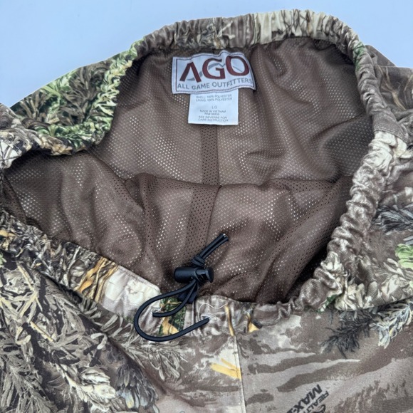 Realtree Max-1 Camo Hunting Pants Waist AGO All Game Outfitters Mens Large - Picture 5 of 14